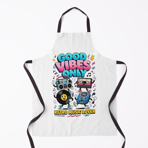 Item preview, Good Vibes Only Retro Music Lover designed and sold by Sovereign Supply Co..