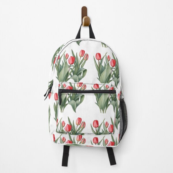Item preview, Vintage Red Tulips Botanical Watercolor Illustration designed and sold by Nature Moments.