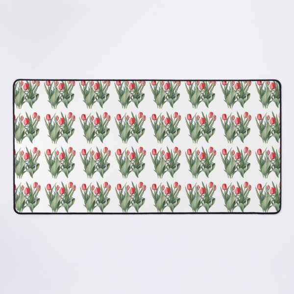 Item preview, Vintage Red Tulips Botanical Watercolor Illustration designed and sold by Nature Moments.