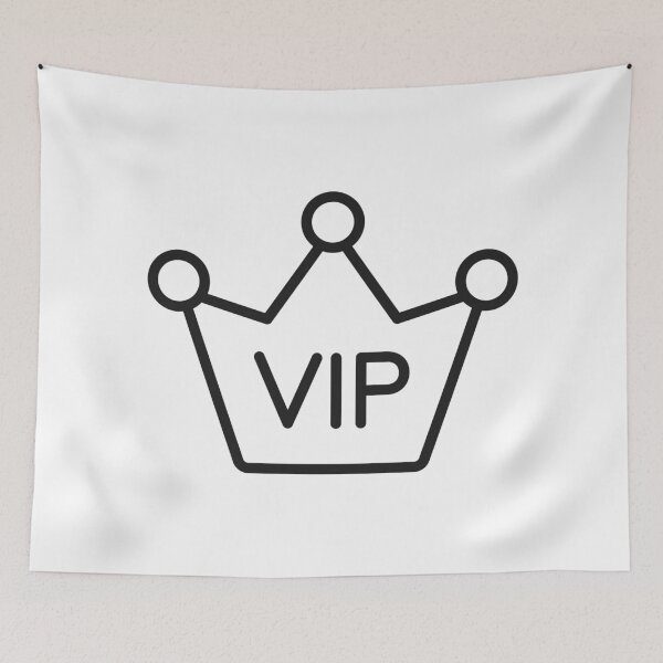 Item preview, VIP Crown Exclusive Status Badge designed and sold by VectorForge Studio.