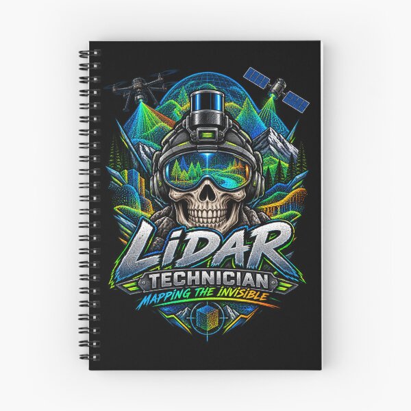 Item preview, LiDAR Technician Skull – Mapping the Invisible designed and sold by Koepke Art & Design.