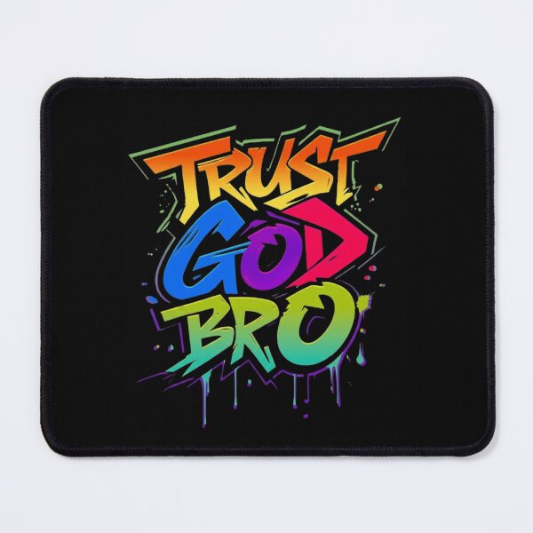 Item preview, Trust God Bro Colorful Urban Graffiti Christian Streetwear designed and sold by haitrieuic96.