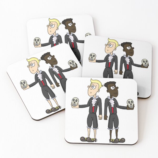 Item preview, Double Hamlet Theater Duo Sticker | Funny Bestie Drama Gift designed and sold by MyxaART.