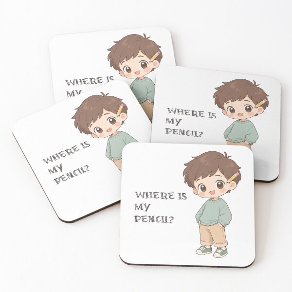 Item preview, Where Is My Pencil Funny Forgetful Back To School Boy Design designed and sold by lenalenspod.