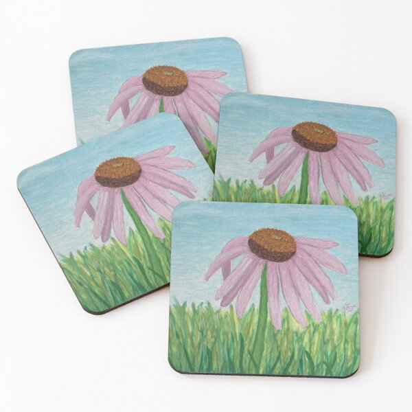 Item preview, Purple Echinacea Flower designed and sold by Krista-Joan-Art.