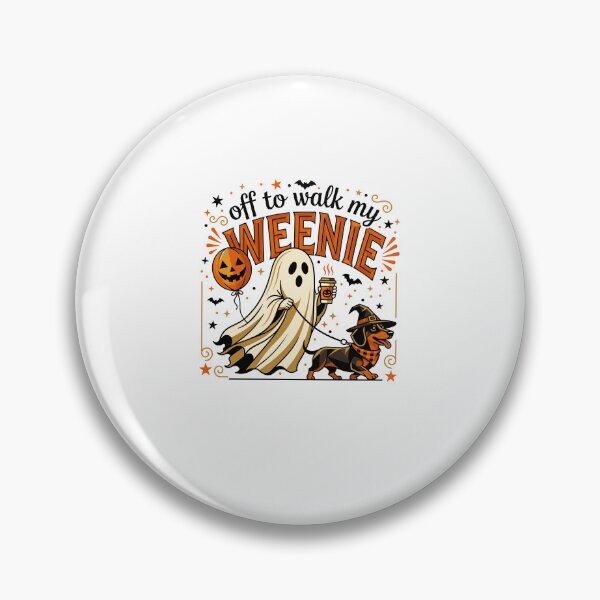 Item preview, Off to Walk My Weenie Halloween Fun designed and sold by nojany.