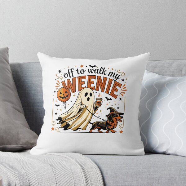 Item preview, Off to Walk My Weenie Halloween Fun designed and sold by nojany.