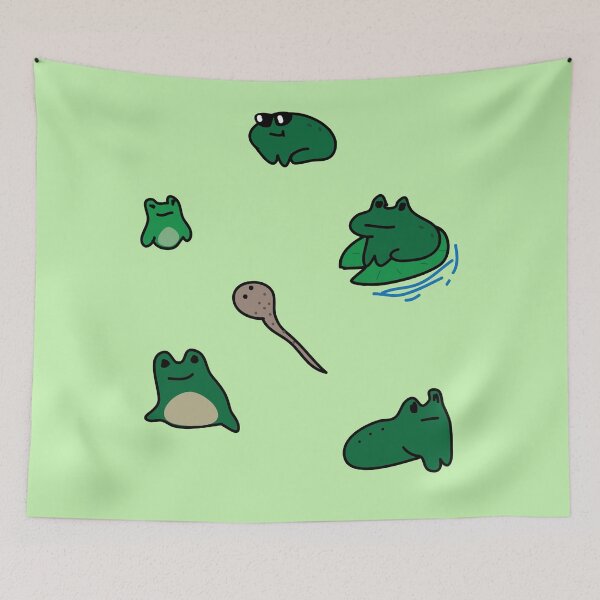 Item preview, Frog doodles pack designed and sold by fluffyfamcraft.