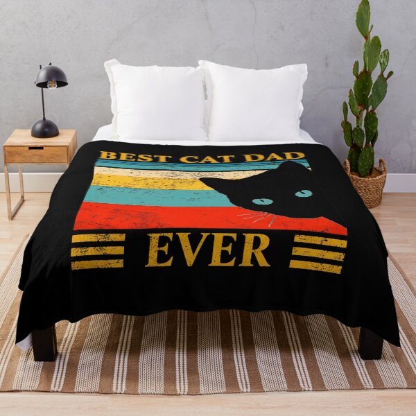 Item preview, Best Cat Dad Ever Retro Vintage Cat Lover Gift designed and sold by Dmo3HarkoArt.