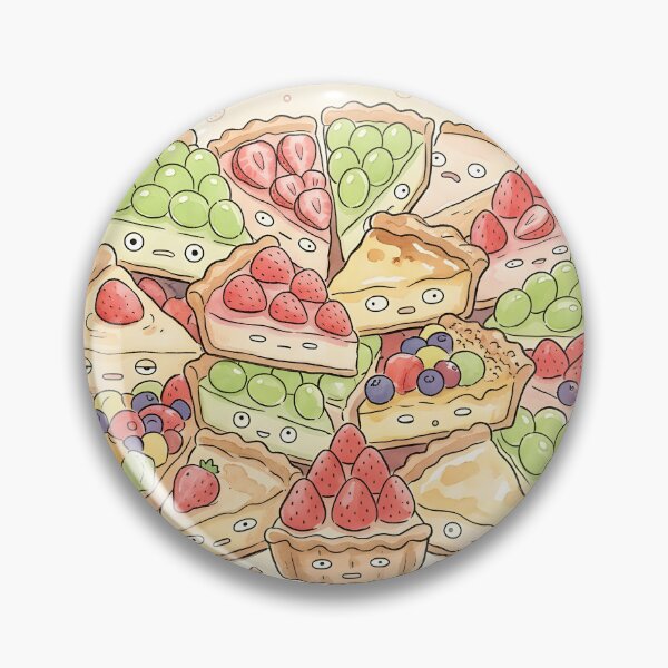 Item preview, Cute Fruit Tart Pile Kawaii Pastry Dessert designed and sold by DuckOddity.