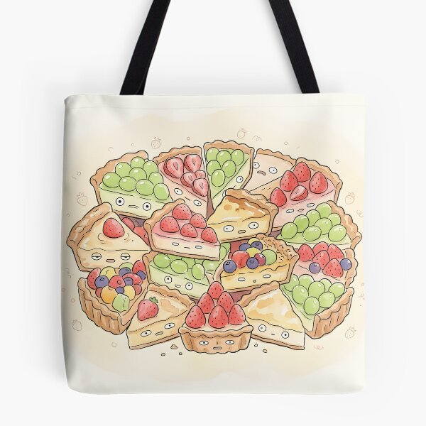 Item preview, Cute Fruit Tart Pile Kawaii Pastry Dessert designed and sold by DuckOddity.