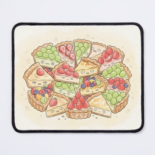 Item preview, Cute Fruit Tart Pile Kawaii Pastry Dessert designed and sold by DuckOddity.
