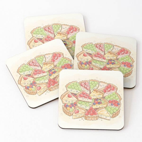 Item preview, Cute Fruit Tart Pile Kawaii Pastry Dessert designed and sold by DuckOddity.