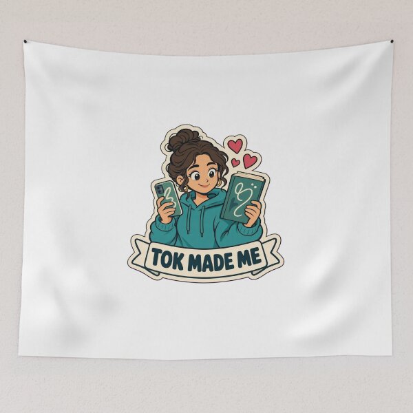 Item preview, Booktok Made Me Buy | Funny Booktok Reading Gift Design designed and sold by StickyGuys.
