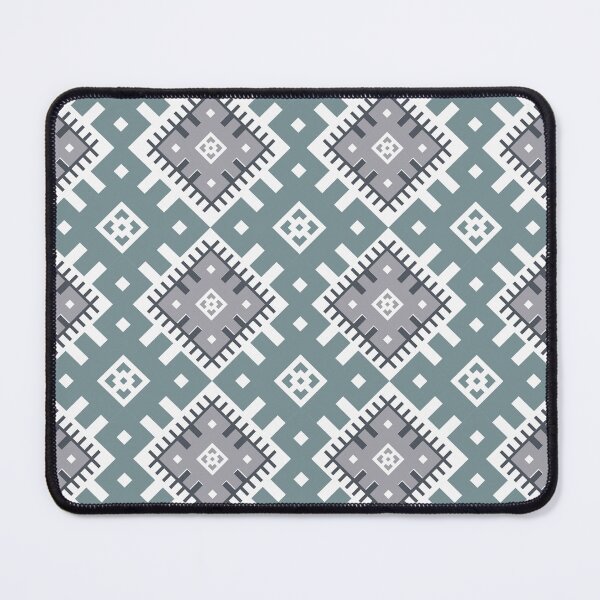 Item preview, Grey and Blue Geometric Seamless Ethnic Pattern designed and sold by prapapon.