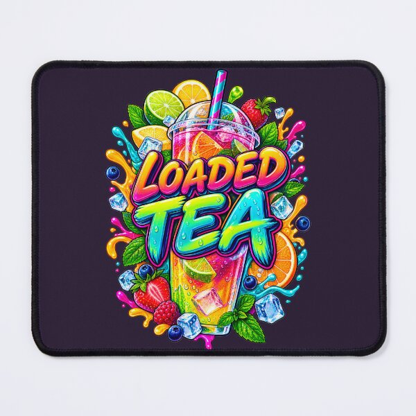 Item preview, Loaded Tea Colorful Drink Sticker Design – Vibrant Fruit Tea Merch Art designed and sold by Pickmash.