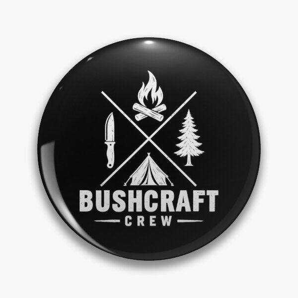 Item preview, Bushcraft Crew Outdoor Survival Emblem designed and sold by naturalsurvival.