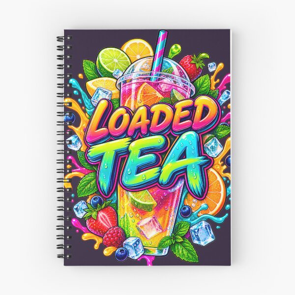 Item preview, Loaded Tea Colorful Drink Sticker Design – Vibrant Fruit Tea Merch Art designed and sold by Pickmash.