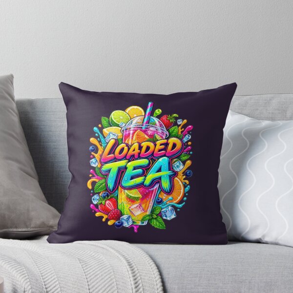 Item preview, Loaded Tea Colorful Drink Sticker Design – Vibrant Fruit Tea Merch Art designed and sold by Pickmash.