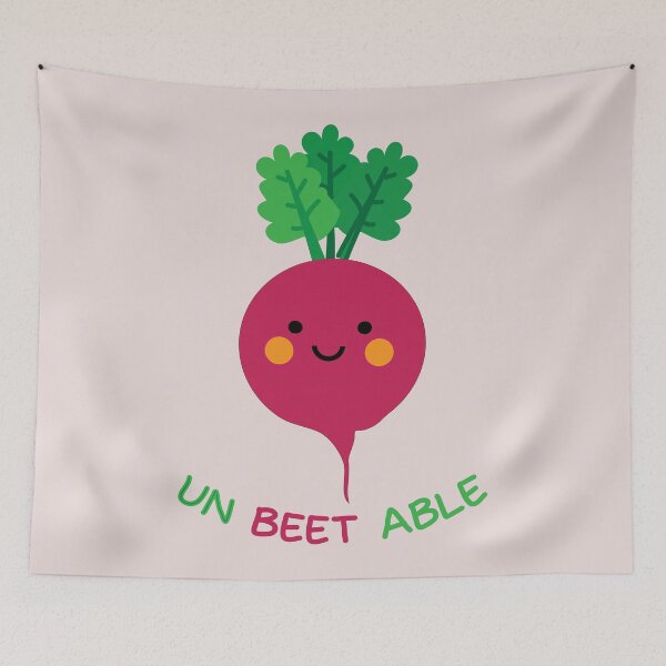 Item preview, Unbeetable funny pun designed and sold by fluffyfamcraft.