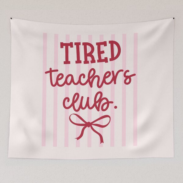 Item preview, Tired Teachers Club Teacher Life designed and sold by LASTIQUE-dd.