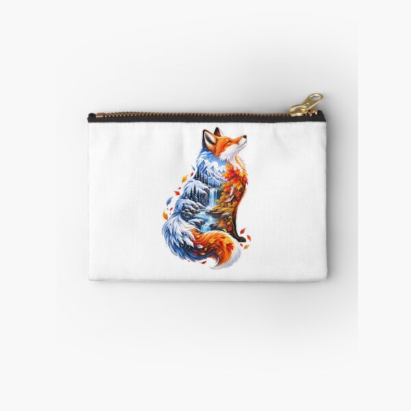 Item preview, Four Seasons Fox – Mountain, Forest and Wildlife Nature Art designed and sold by GenZStickerHub1.