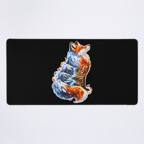 Item preview, Four Seasons Fox – Mountain, Forest and Wildlife Nature Art designed and sold by GenZStickerHub1.