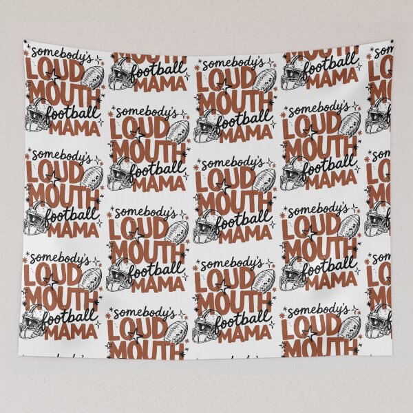 Item preview, Loud Mouth Football Mama Sports Design designed and sold by DarylPope.