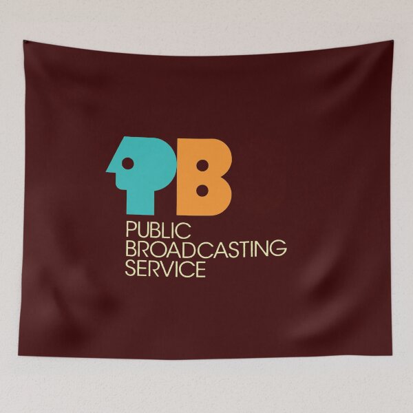 Item preview, Public Broadcasting Retro Logo Style designed and sold by ngockhue77.