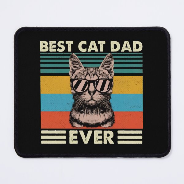 Item preview, Best Cat Dad Ever Retro Vintage Sunglasses Cat designed and sold by Dmo3HarkoArt.