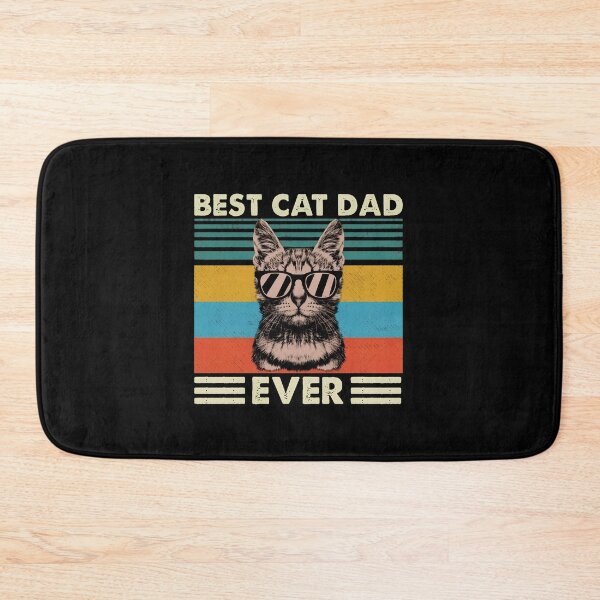 Item preview, Best Cat Dad Ever Retro Vintage Sunglasses Cat designed and sold by Dmo3HarkoArt.