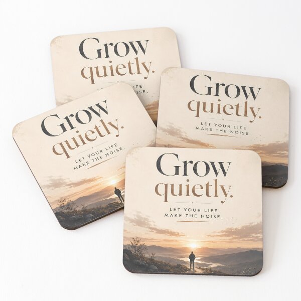Item preview, Grow Quietly – Let Your Life Make the Noise designed and sold by S Collection.