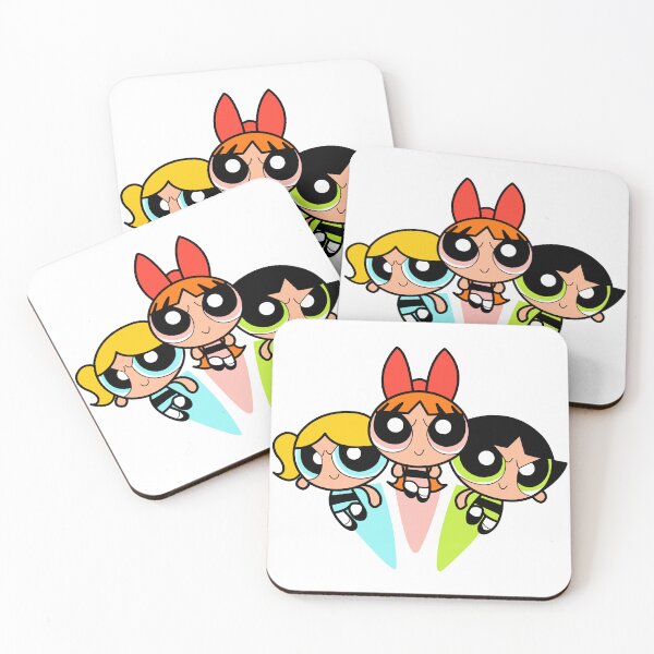 Item preview, Powerpuff Girls Cartoon Illustration – Colorful Trio designed and sold by Bloomarie Art.