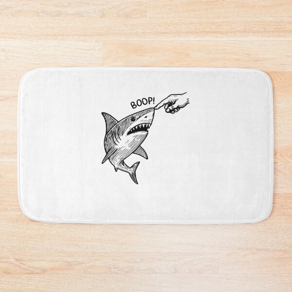 Item preview, Funny Boop Shark Cartoon Design designed and sold by nojany.