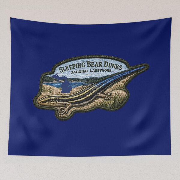 Item preview, Five-Lined Skink | Sleeping Bear Dunes designed and sold by FreshWaterWares.