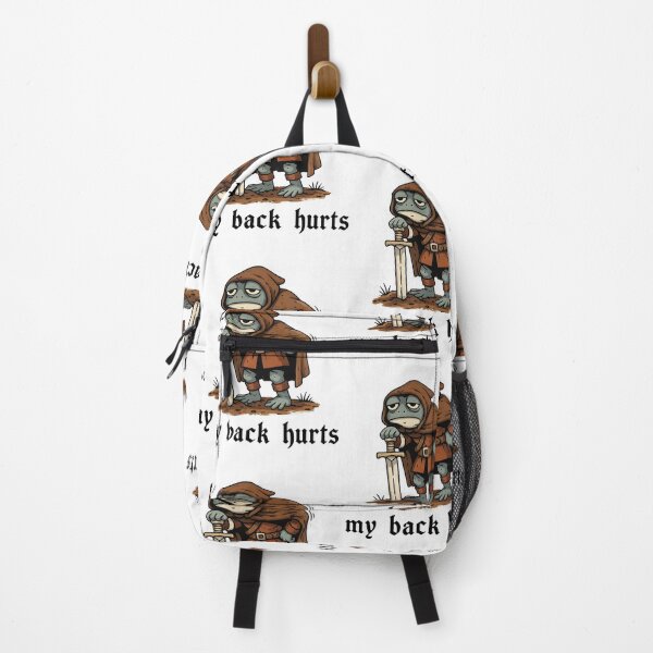 Item preview, My Back Hurts Frog Medieval Humor designed and sold by RDGNR.