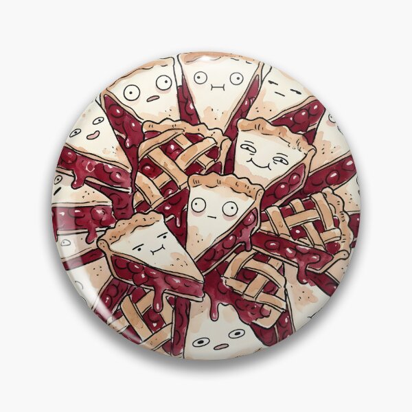 Item preview, Cute Cherry Pie Slices Kawaii Baking Art designed and sold by DuckOddity.