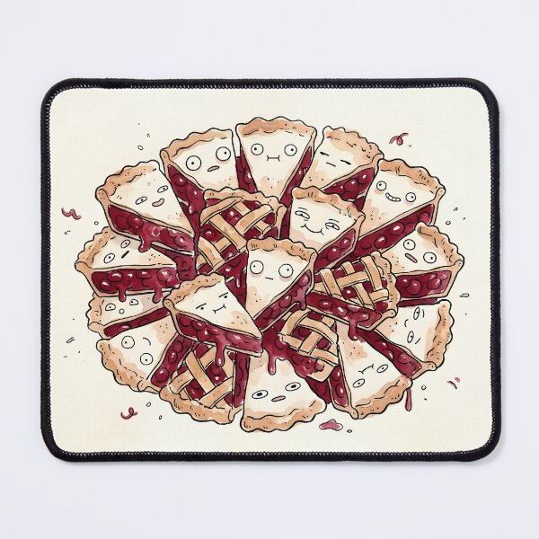 Item preview, Cute Cherry Pie Slices Kawaii Baking Art designed and sold by DuckOddity.