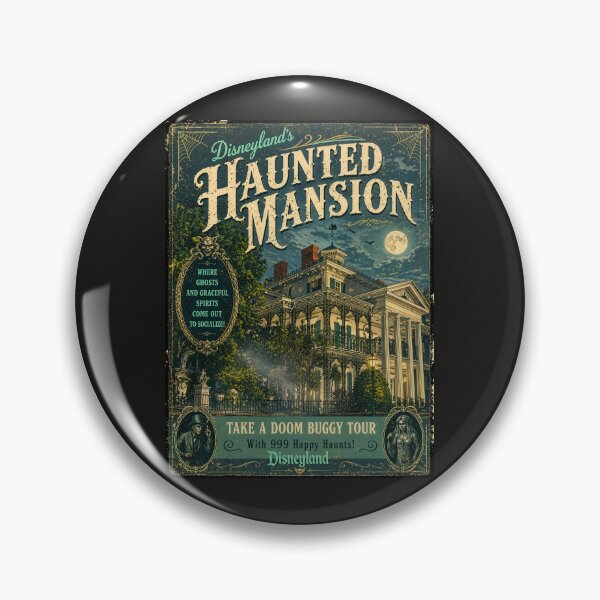 Item preview, Vintage Haunted Mansion Attraction Poster Design designed and sold by Shirts With Pride.