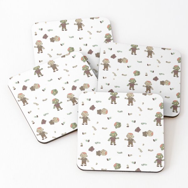 Item preview, Creepy Yet Fun Zombie Characters Walking Dead Halloween Pattern  designed and sold by Natalia4321.