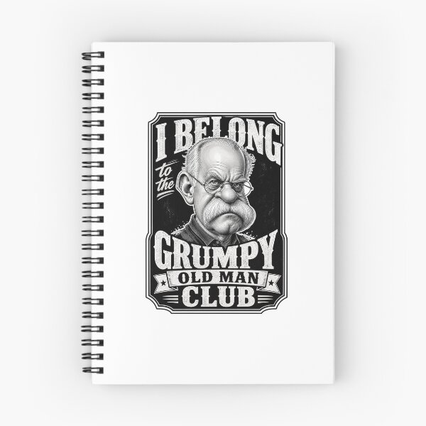 Item preview, Grumpy Old Man Club Vintage Funny Retro Design designed and sold by Wilcox PhotoArt.