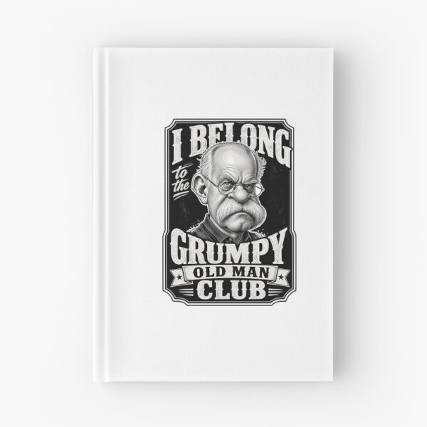 Item preview, Grumpy Old Man Club Vintage Funny Retro Design designed and sold by Wilcox PhotoArt.