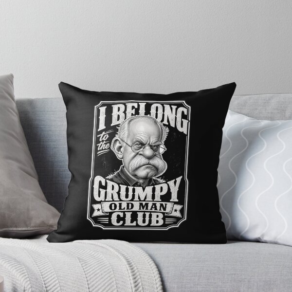 Item preview, Grumpy Old Man Club Vintage Funny Retro Design designed and sold by Wilcox PhotoArt.