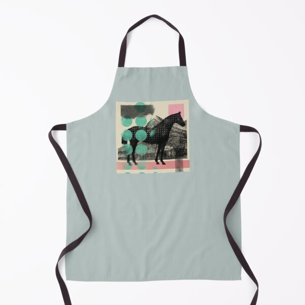 Item preview, Abstract Horse Collage | Contemporary Equestrian Art designed and sold by MikZviagin.
