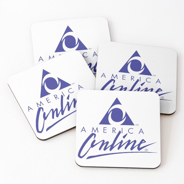 Item preview, America Online AOL 90s Internet Nostalgia Retro Logo designed and sold by zapdesign.