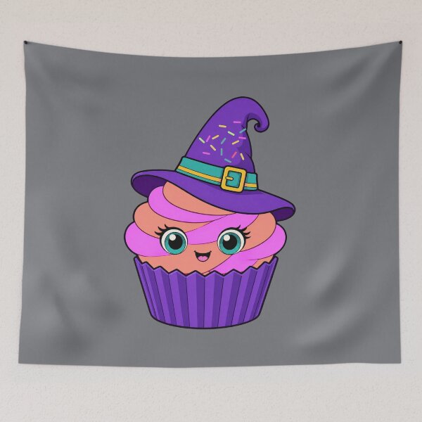 Item preview, Sweet Little Witch Cupcake designed and sold by Aimetoi.