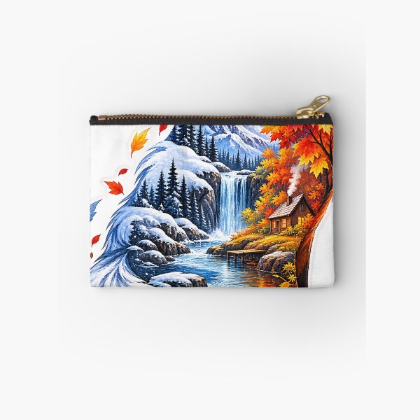 Item preview, Four Seasons Fox – Mountain, Forest and Wildlife Nature Art designed and sold by GenZStickerHub1.