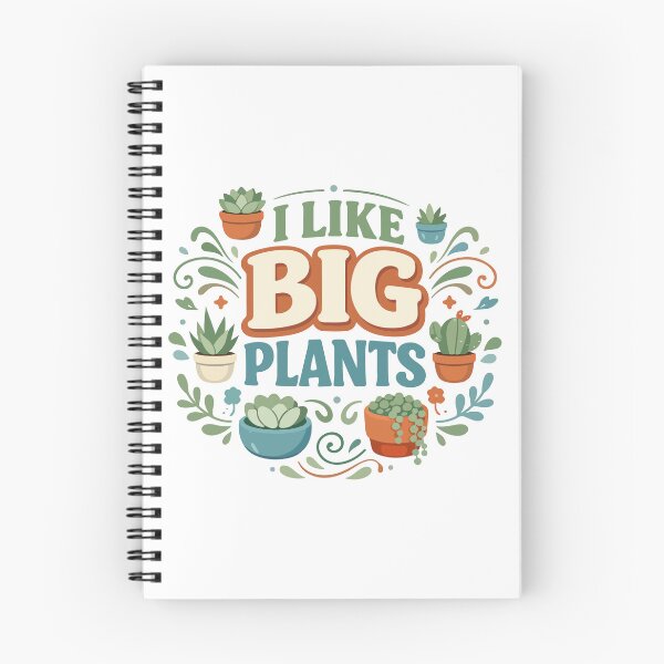 Item preview, I Like Big Plants Funny Gift for Plant Lovers, Gardeners & Home Decor Fans designed and sold by stylishdzign.