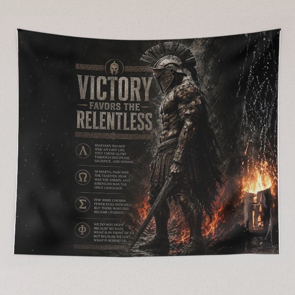 Item preview, Built Different: Spartan Warrior Discipline Premium Cotton Tee designed and sold by BenchVibe.