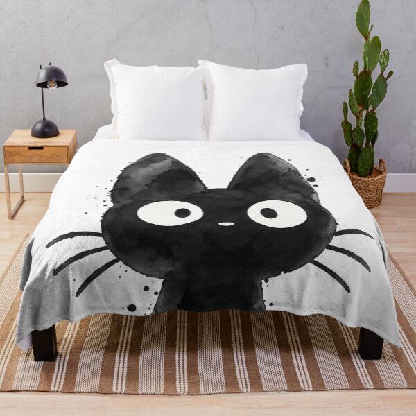 Item preview, black cat, doodle designed and sold by doshicoffee.